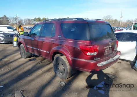 2007 Toyota Sequoia Sr5 V8 z USA, uszkodzony, nr VIN 5TDBT44A97S291129